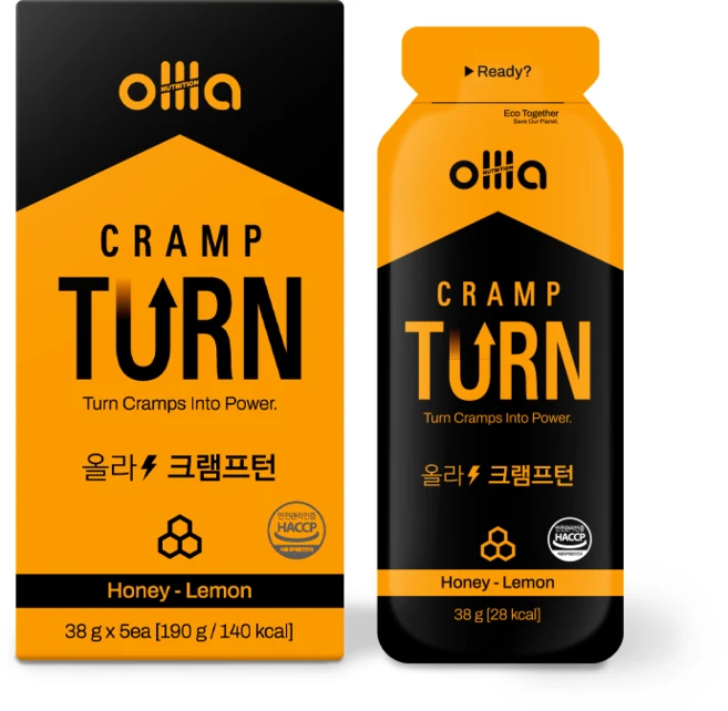 올라 크램프턴 5포 마라톤 에너지젤 러닝 자전거, 5개, 38g - 쿠팡