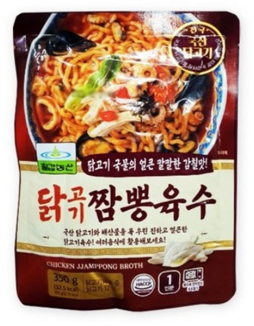 칠갑농산 닭고기짬뽕육수, 1개, 350g