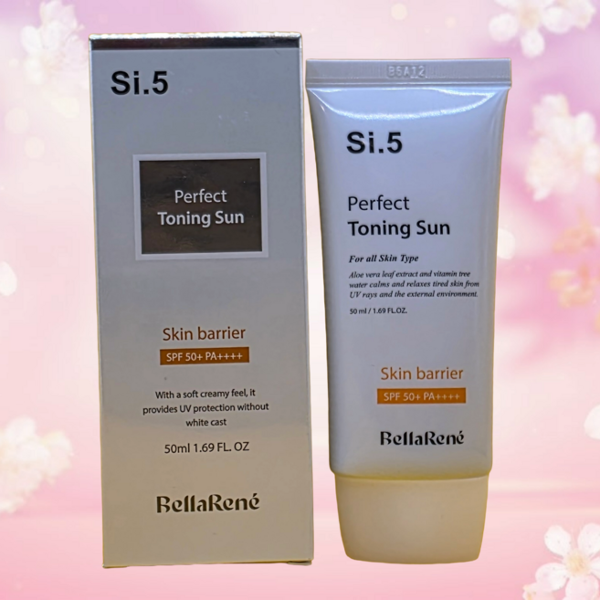 BellaRene B 벨라르니 [05] 퍼펙트 토닝선 미백 주름개선 자외선차단 SPF50 3중기능성, 1개, 50ml