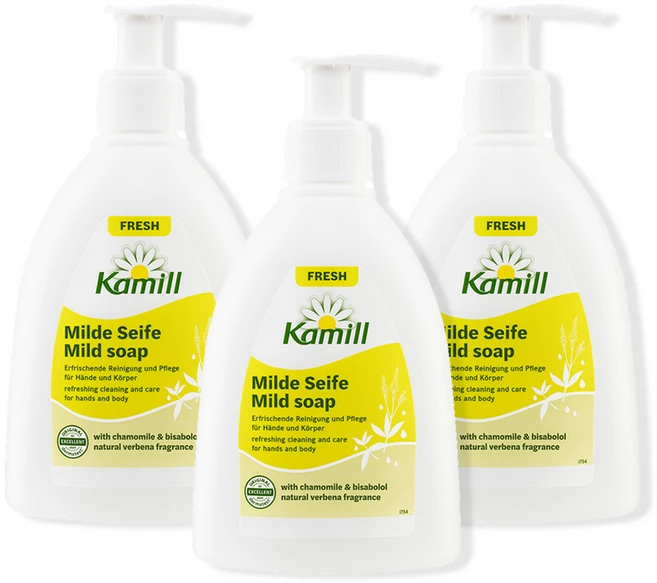 카밀 리퀴드 핸드 솝 마일드솝 프레쉬 300ml x 3개 - 쿠팡