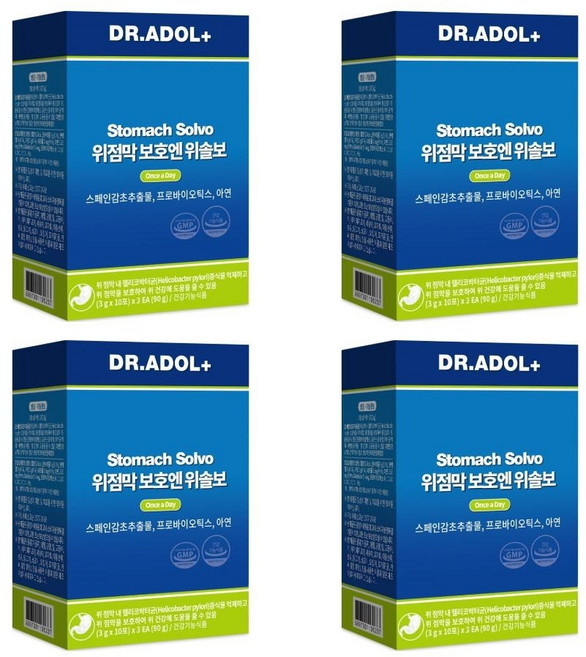 위술보 위솔보 위슬보 위에 좋은 유산균 닥터아들 프로바이오틱스 4개, 4회분