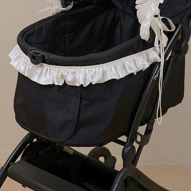 헬로미펫 강아지 유모차용 장식, 무탄성 바구니 레이스 (대부분의 유모차에 적합)