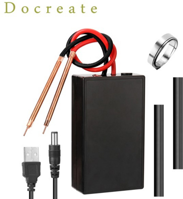 DIY 에너지 저장 미니 터치 용접기 스폿 용접 배터리 기계 도구 키트 핸드헬드 5V 6 속도 조정, 한개옵션0, 1개