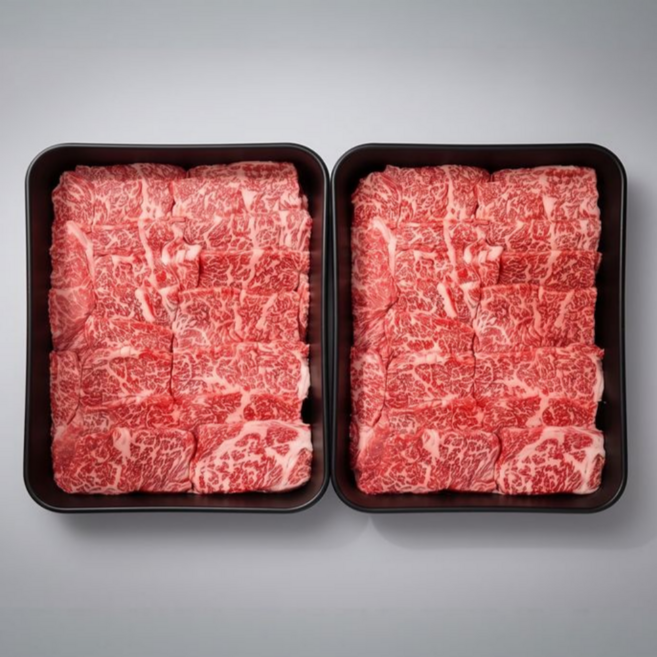 1++ 한우 모듬세트 600g 구이용 최고급, 1개