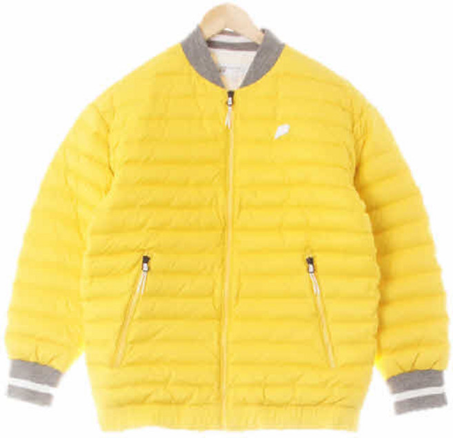 7089 빈폴 엠파이어옐로우 덕다운 퀼팅경량패치로고패딩 [95]