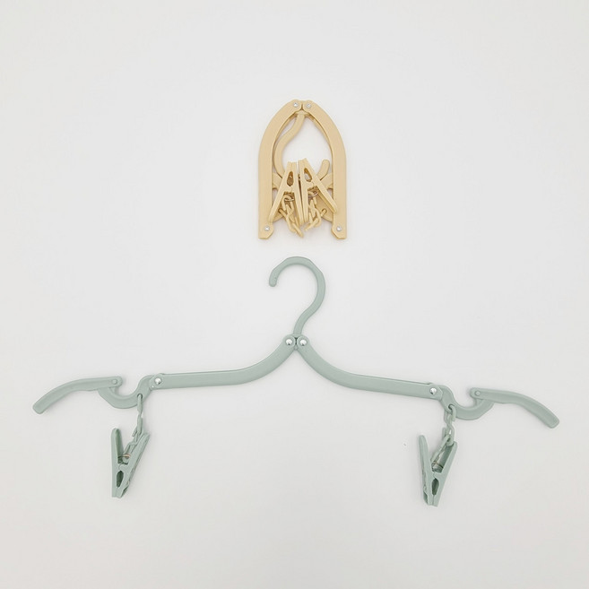 접이식 양말 걸이 빨래집게 클립 옷걸이 속옷 건조대 아기 미니 빨랫대 세탁