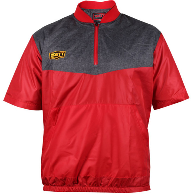 [BOK-366] ZETT 반팔 바람막이 (적색)