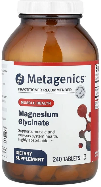 Metagenics 마그네슘 글리시네이트 100mg 240정 MTG-91020, 1개 - 쿠팡