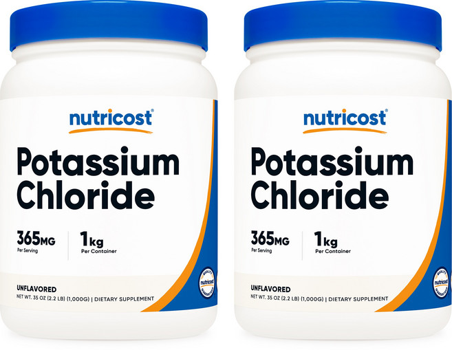 뉴트리코스트 포타슘 클로라이드 365MG 1kg 무맛, 2개