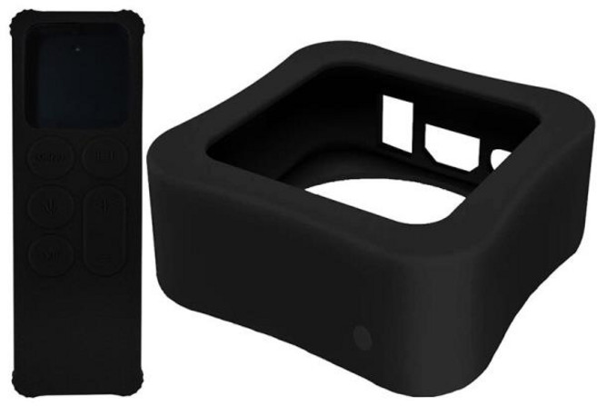 원격 제어 케이스 실리콘 TV 박스 낙하 방지 보호 커버 애플 TV 4K 5/4 세대 원격 제어 방수 장착 커버, 03 red, 1개