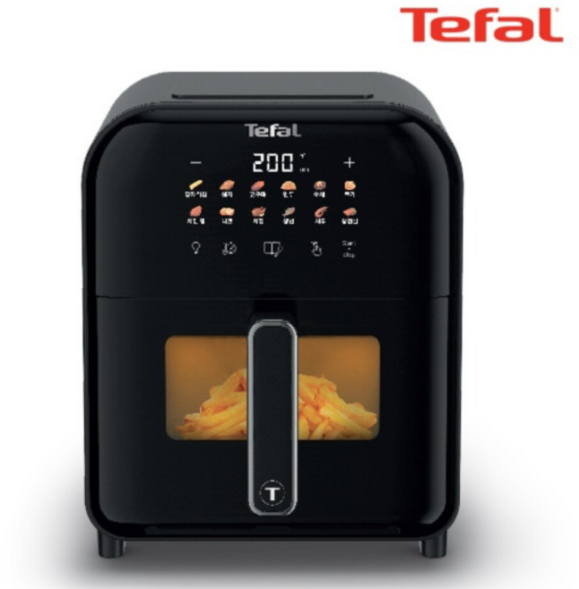 테팔 에어프라이어 이지프라이 인프라레드 비전 블랙6L EY8218KO