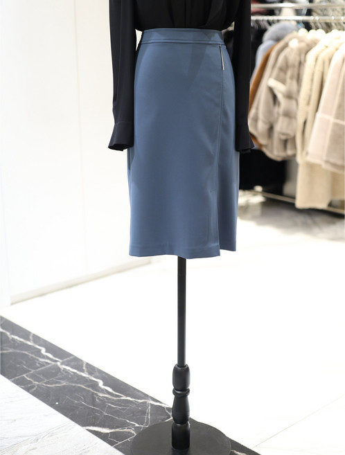 꼼빠니아 장식 포인트 슬릿 스커트 CADS2-WQS900