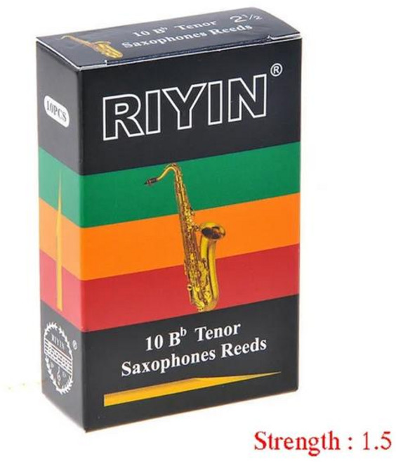 테너 색소폰 리드 Bb 톤 강도 1.5 2.0 2.5 3.0 3.5 4.0 악기 10 개, [01] Hardness 1.5, 01 Hardness 1.5