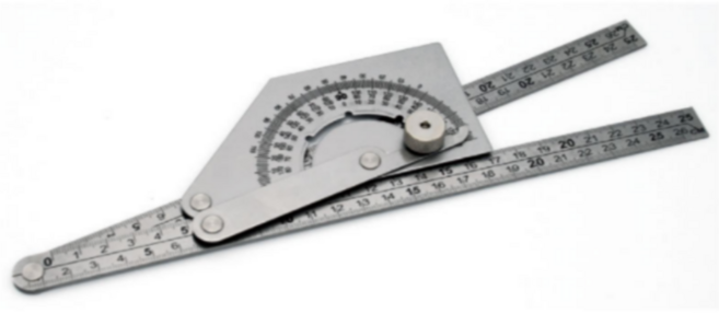 1st line 퍼스트라인 내각 각도기 분도기 스테인레스분도기 270X60mm