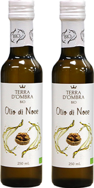 이태리산 유기농 호두기름 100% 호두오일, 250ml, 2개