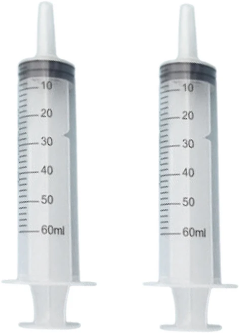 제이팩 반려동물피딩용 주사기, 2개, 반투명 - 쿠팡