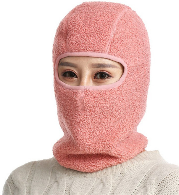 히트앤씨 4144 한증막 찜질방 모자 얼굴가리개 헤어캡 불한증막 숯가마 사우나 온천 목욕탕 온천 타올 복면 두건, 핑크, 1개