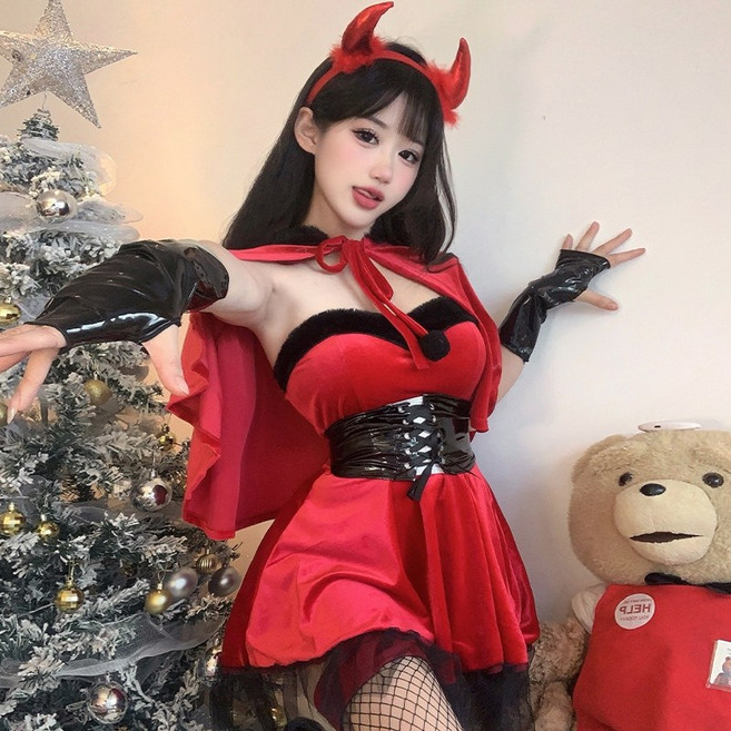舞會女王 大尺碼聖誕裝 聖誕衣服 聖誕帽 聖誕毛衣 聖誕洋裝