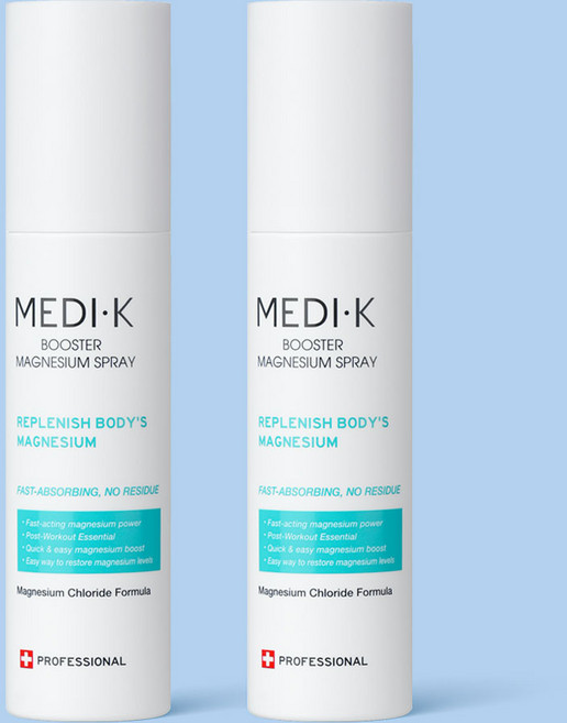 메디케이 뿌리는 부스터 마그네슘 스프레이 대용량 핫 스프레이 스포츠, 2개, 150ml