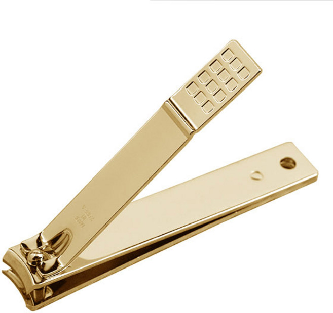 쓰리세븐 777 특대형 발톱깍이 N-221ZLAG 두꺼운 발톱깍기손톱깍이 대형 손발톱깍이, 골드, 1개