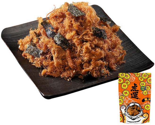 虎運肉鬆 米其林一星海苔豬肉鬆 台灣豬肉鬆 台灣製作, 1個
