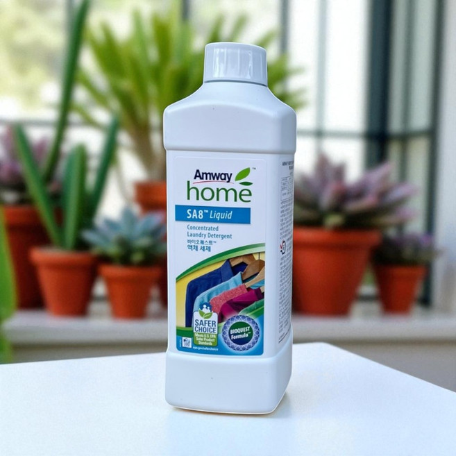 암웨이 바이오퀘스트 액체 세탁세제, 1L, 2개
