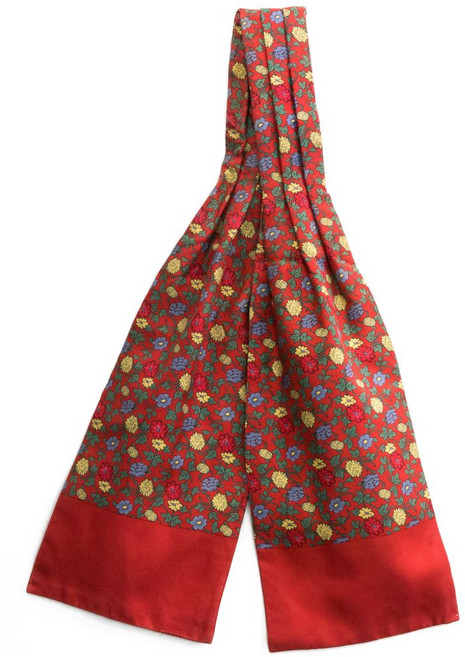 에르메스 중고 1990's 플로럴 프린트 스카프