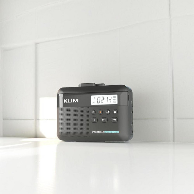 KLIM K7 워크맨 카세트 테이프 플레이어 내장 MP3 컨버터, 1. 블랙