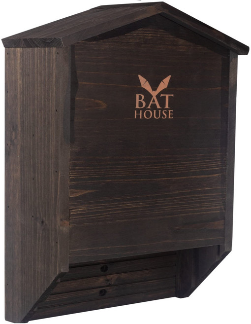 The Ultimate Wooden Bat House for Outdoors - A Large Double Chamber Box Perfectly Designed to Att, 1개