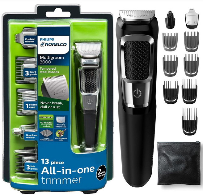 필립스 노렐코 올인원 트리머 3000 면도기 MG3750/60, Philips Norelco 구 버전