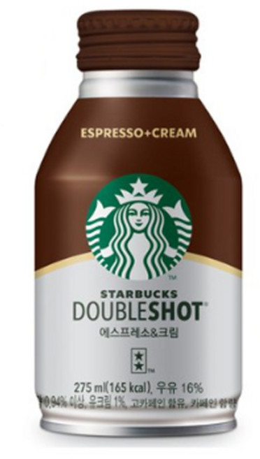 스타벅스 더블샷 에스프레소 앤 크림, 275ml, 3개