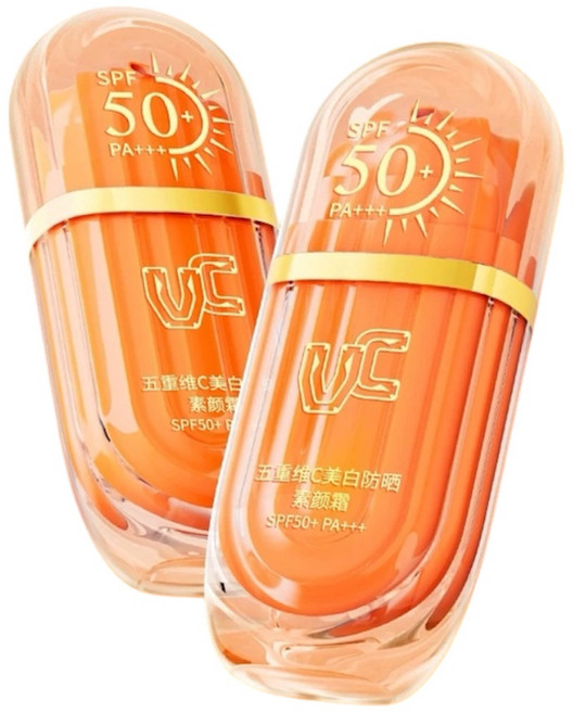 【實體門市】VC 五重維C亮白防曬素顏霜, 30g, 1件, 30g
