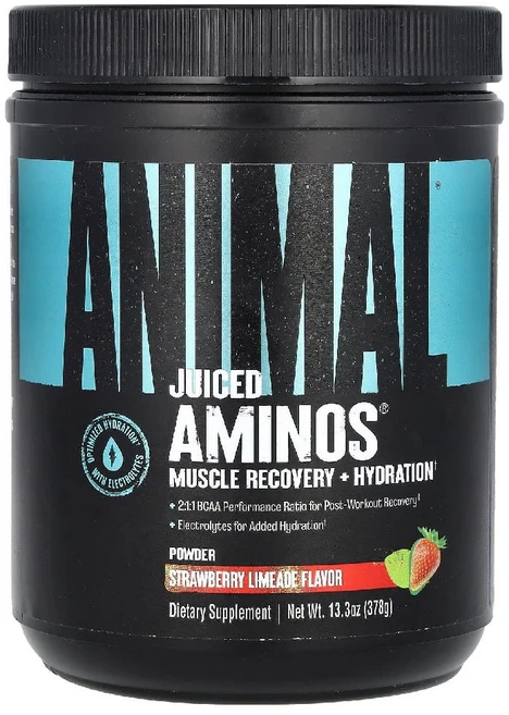 애니멀 BCAA EAA Juiced Aminos 타우린 전해질 파우더 분말 포도맛 405g - 쿠팡