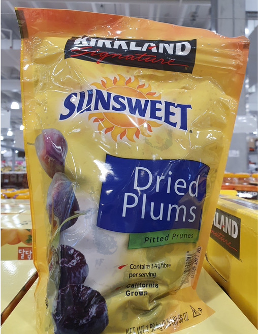 [국내매장]코스트코 커클랜드 썬스위트 간식 베이킹 재료 건조 말린 과일 자두 1.58kg, 1개
