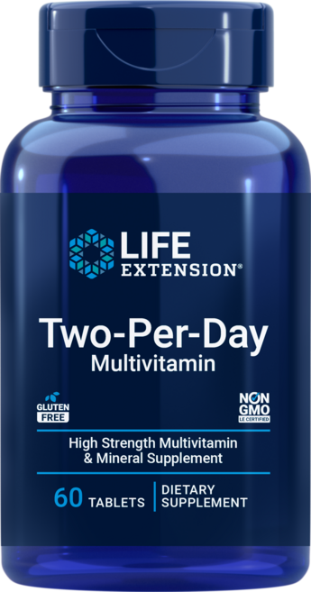 라이프익스텐션 투 퍼 데이 멀티비타민 타블렛, 1개, 60정