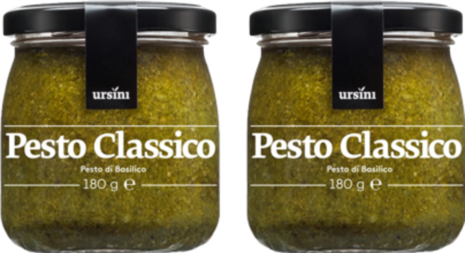 우르시니 바질 페스토 클래식, 2개, 180g