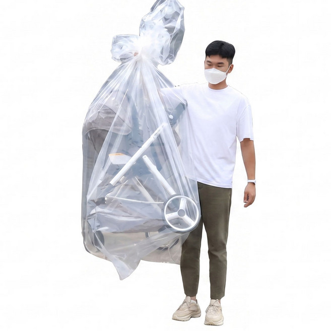 다패킹 두꺼운 대형 PE 김장비닐 유아용품 이삿짐 정리 김장 봉투, 1개입, 5개, 4호(100x120)