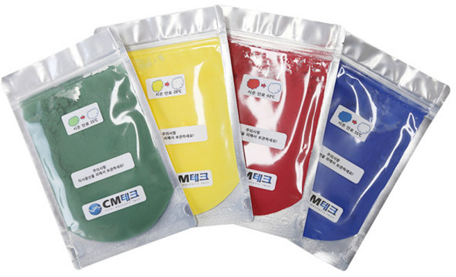 열변색 시온안료 파우더 30g 온도 변화 카멜레온 분말 실험 다양한색상, 노랑색, 25도