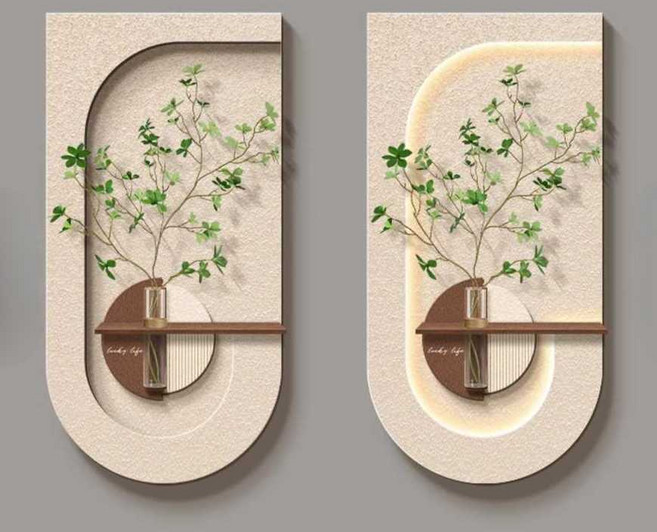 led조명액자 인테리어 거실 대형 황금고래 블레오 액자 카페, A-FZH01 60x120+3층