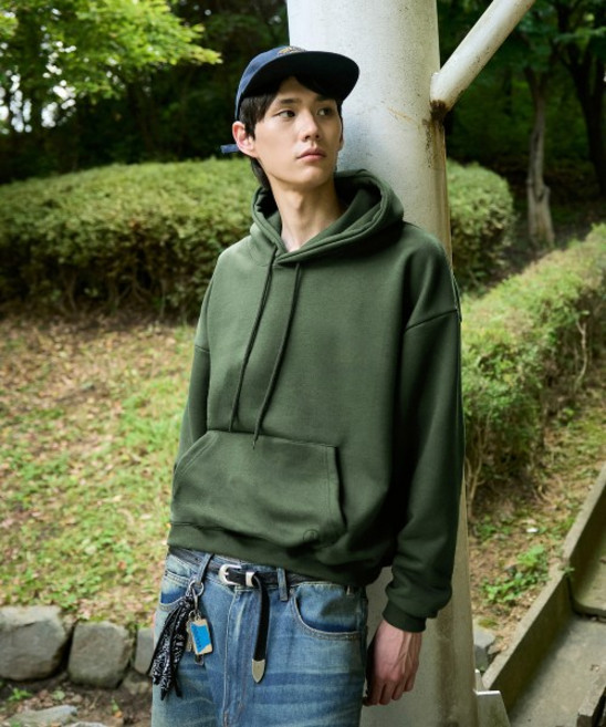 미니멀프로젝트 리파인드 크롭 후드 티셔츠 MHT300C-Z 카키