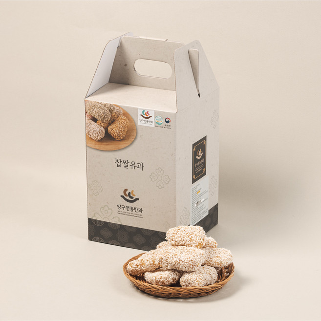 양구전통한과 파지한과 못난이유과 1kg 유과 약과 세트 수제 전통 한과 실속, 1박스