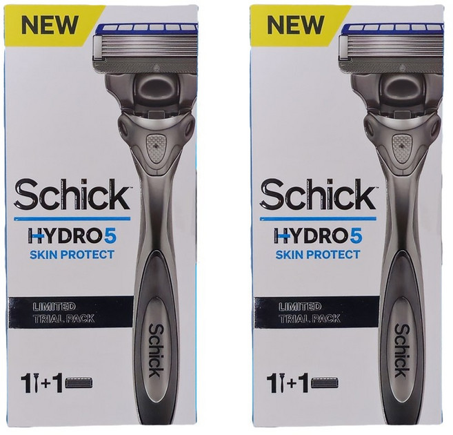 쉬크 하이드로 5 스킨프로텍트 핸들 + 여분날 세트, 1개입, 2세트