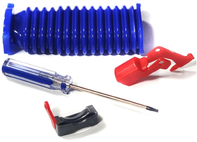 발통마켓 다이슨 트리거 청소기 스위치 4종 주름관 수리 교체 호환 V10 V11, 4종수리키트(1세트), 1세트, 4종수리키트