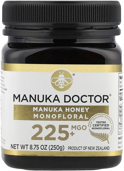 몸관리하세요 겨울입니다 Manuka Doctor 마누카 꿀 Monofloral MGO 225+ 250g(8.75oz) 특별관리진행, 250g, 1개 - 쿠팡