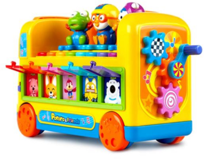 뽀로로 뮤지컬버스 뽀로로 뮤직플레이버스, 1개, 혼합색상