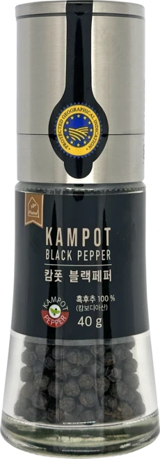 캄폿 라플랜테이션 LA PLANTATION 블랙페퍼 흑후추 그라인더, 40g, 1개 - 쿠팡