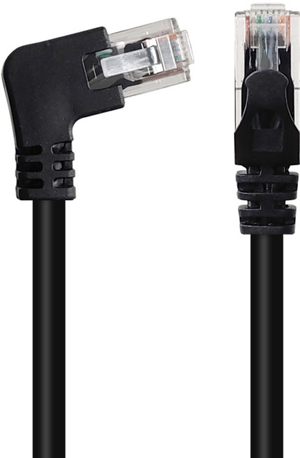 넥스트링크 CAT6 UTP 왼쪽 꺾임 기가 랜케이블 2M UL29, 1개