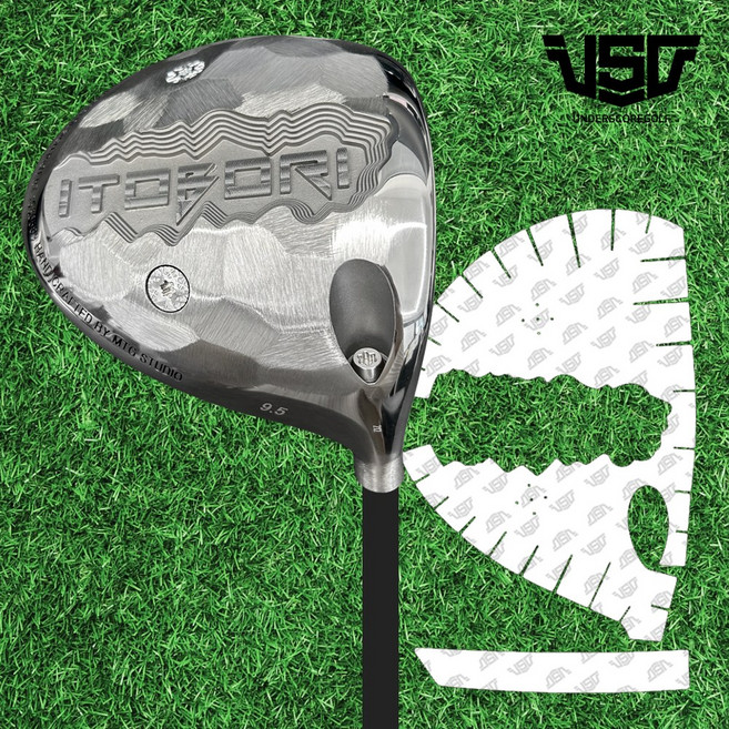 2025 이토보리 3세대 드라이버 호환 골프채 보호필름, 9.5도, 필름만2세트(오른손잡이용), 무광