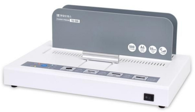 현대오피스 New TD-500 열제본기 최대500매 쉬운제본