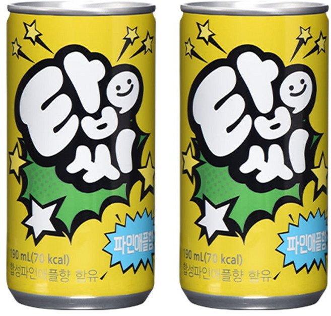 탑씨 파인애플향 탄산음료, 30개, 190ml